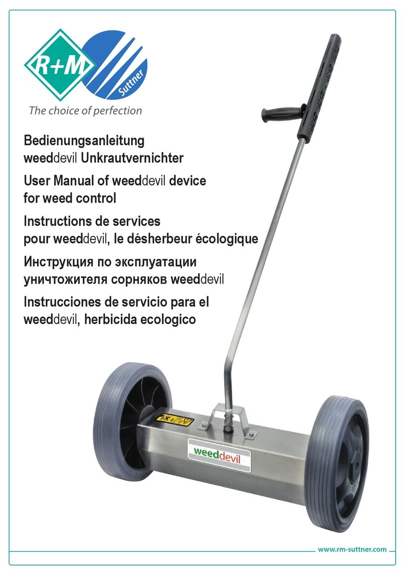 R+M Suttner WEEDDEVIL ST-97 user manual