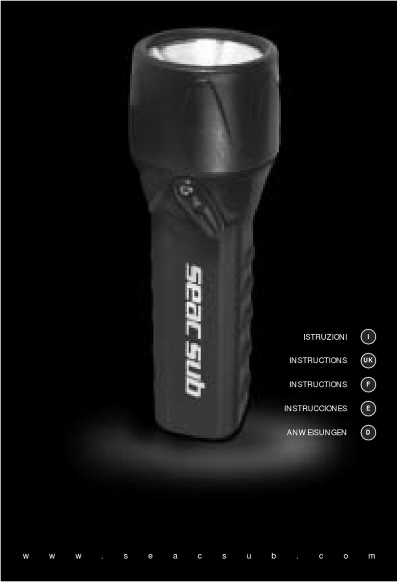 Seac Sub SHOT User manual
