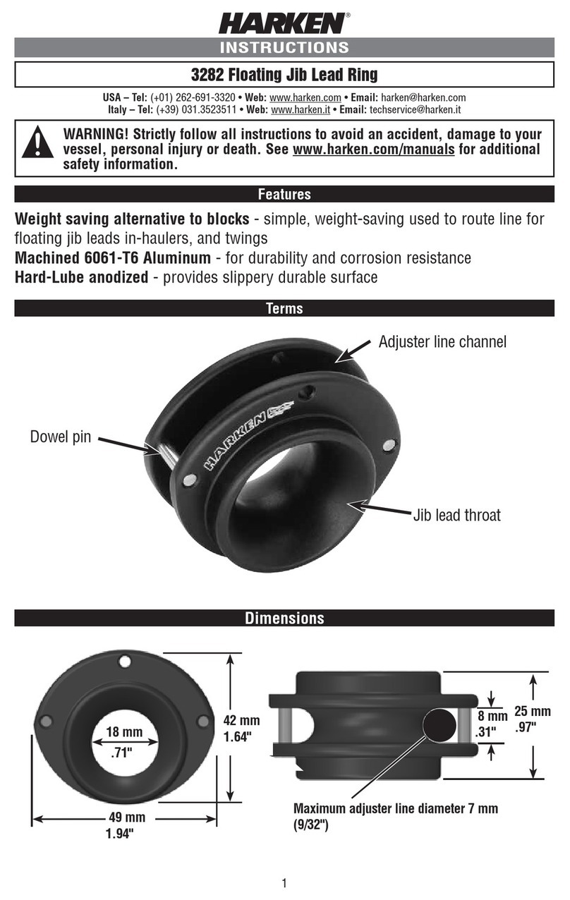Harken 3282 User manual