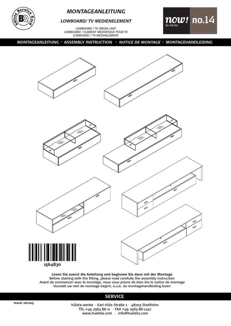 Hülsta now! LOWBOARD User manual Hülsta now! LOWBOARD User manual