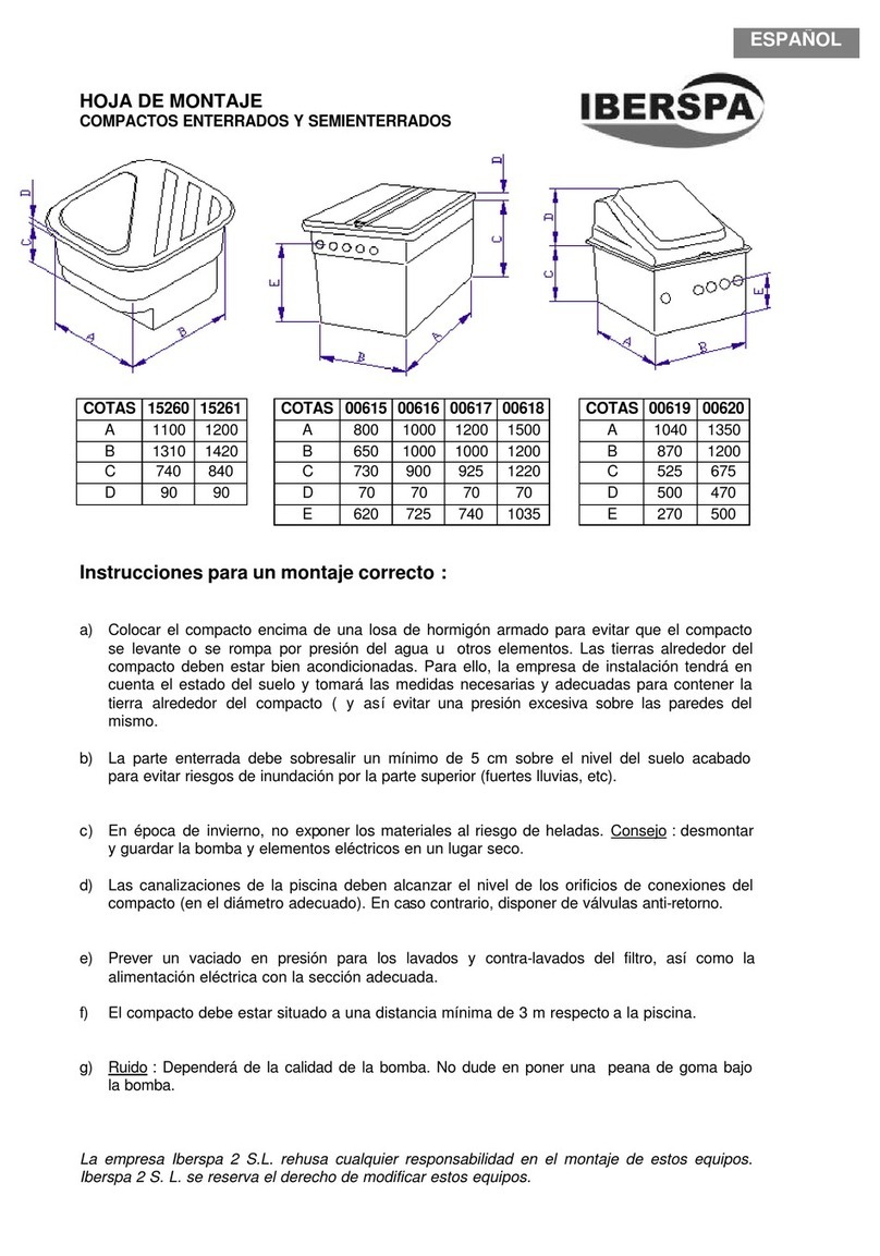 Iberspa 15260 Assembly sheet
