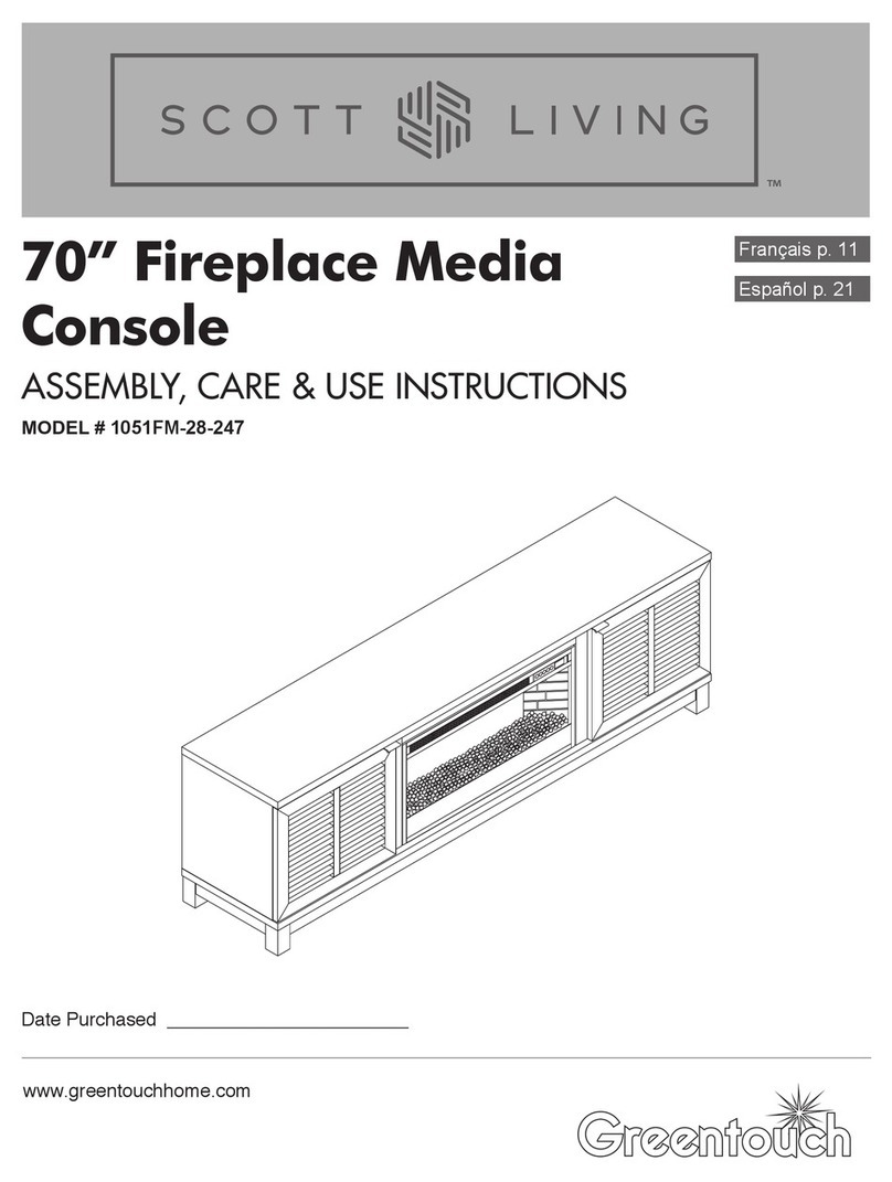 Scott Living 1051FM-28-247 Assembly / care & use instructions