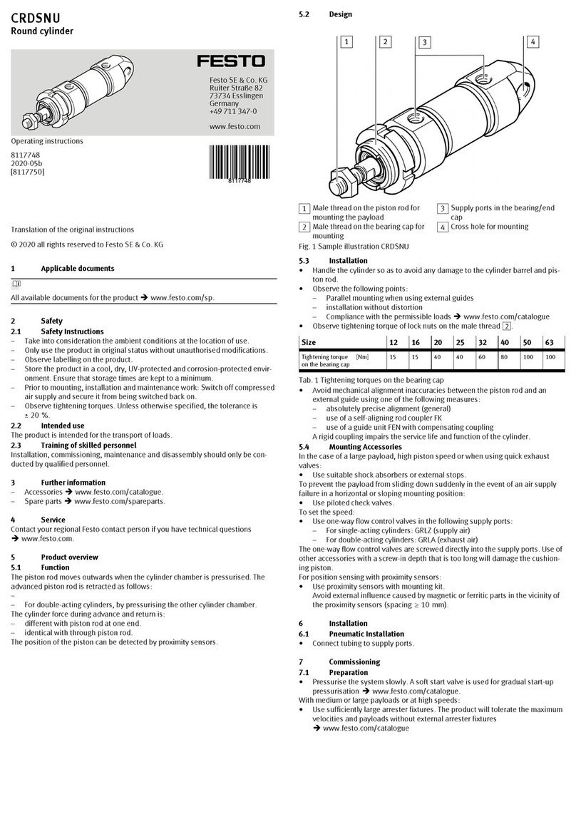 Festo CRDSNU Series operating instructions