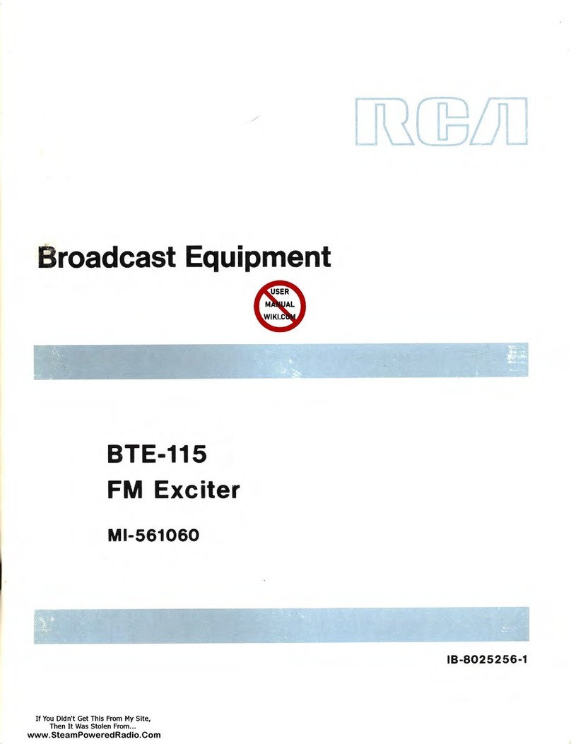 RCA BTE-115 User manual