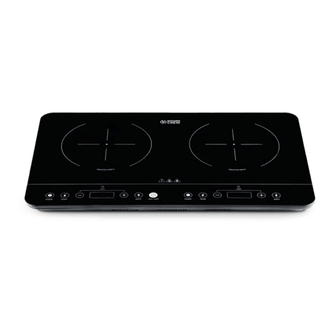 KITCHEN CREW Double Induction Hob instruction manual