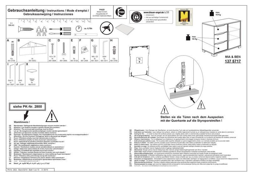PAIDI MIA & BEN 137 5717 instructions