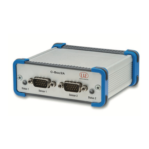 MICRO-EPSILON C-Box/2A User manual