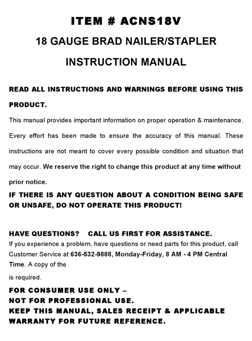 HOMEDEPOT ACNS18V instruction manual