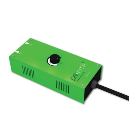 pro-emit sunbar 150 A operating manual