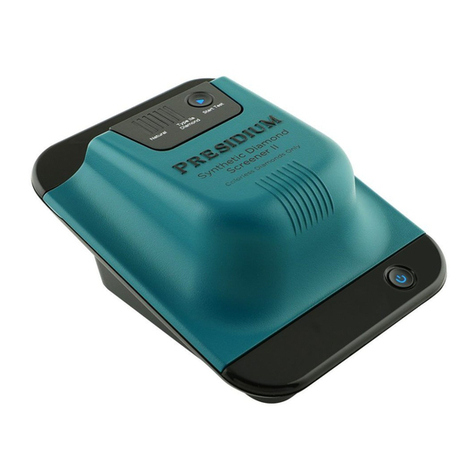 PRESIDIUM Synthetic Diamond Screener II Instruction Manual PRESIDIUM Synthetic Diamond Screener II Instruction Manual