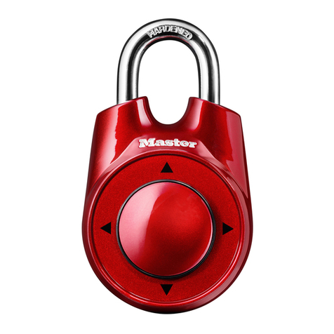 Masterlock Speed Dial 1500iD instructions