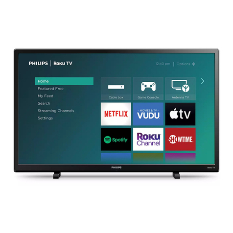 Philips Roku TV User manual
