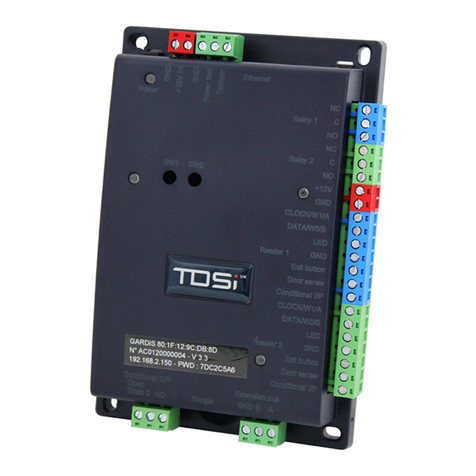 TDSi GARDiS Series User manual