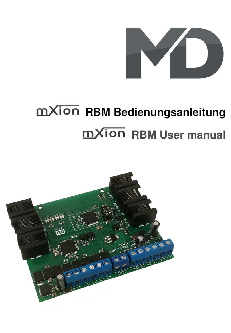 MD mXion RBM user manual