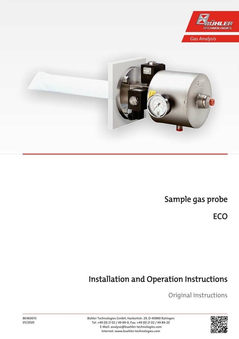 Buhler ECO Installation and operation instructions Buhler ECO Installation and operation instructions