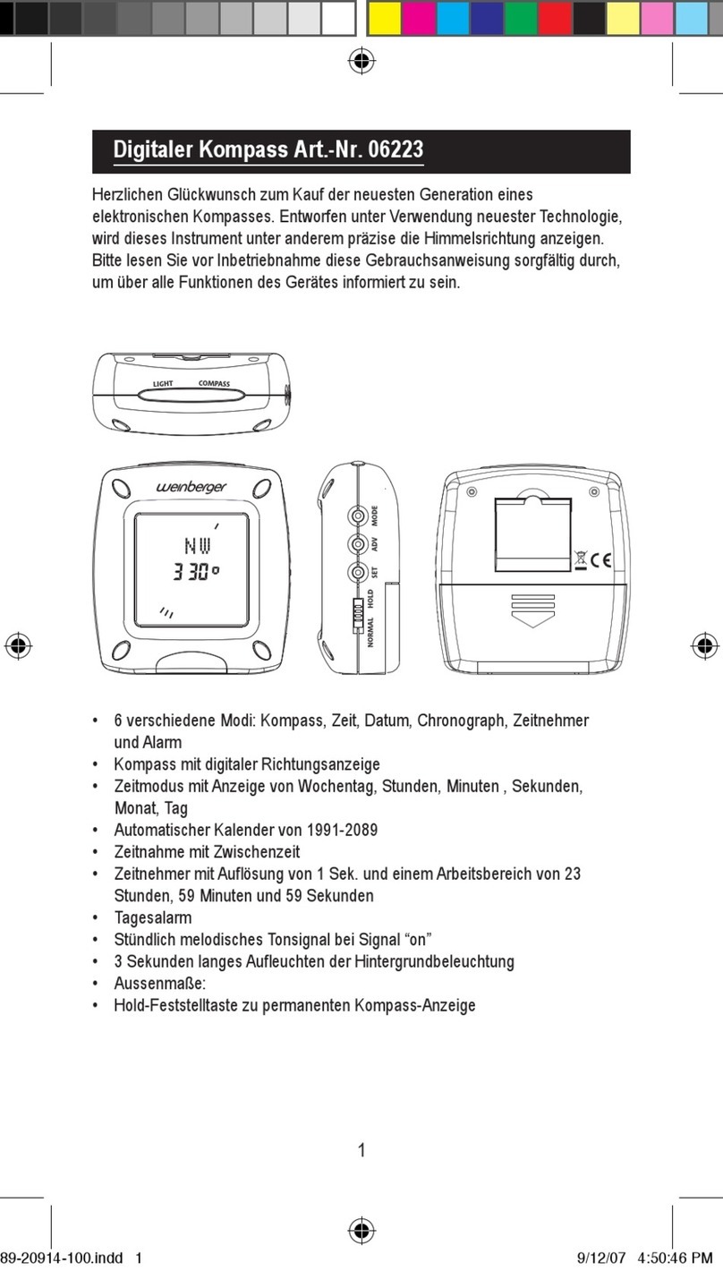Weinberger 06223 owner's manual Weinberger 06223 owner's manual