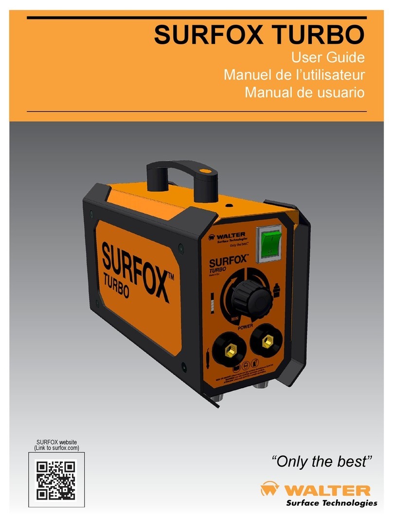 Walter SURFOX TURBO user guide Walter SURFOX TURBO user guide