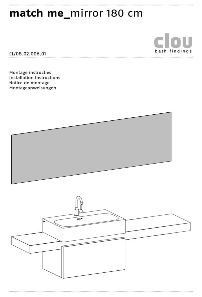 Clou match me CL/08.02.006.01 User manual