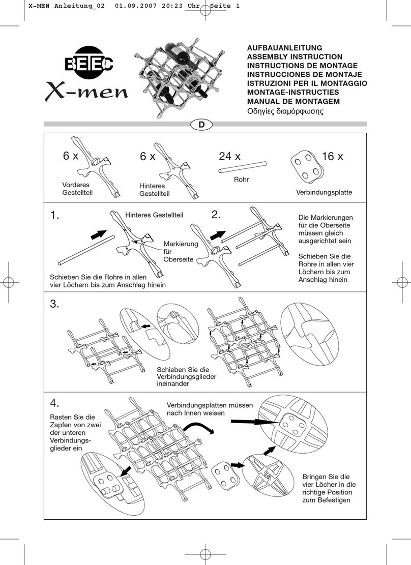 Betec X-men Assembly instruction