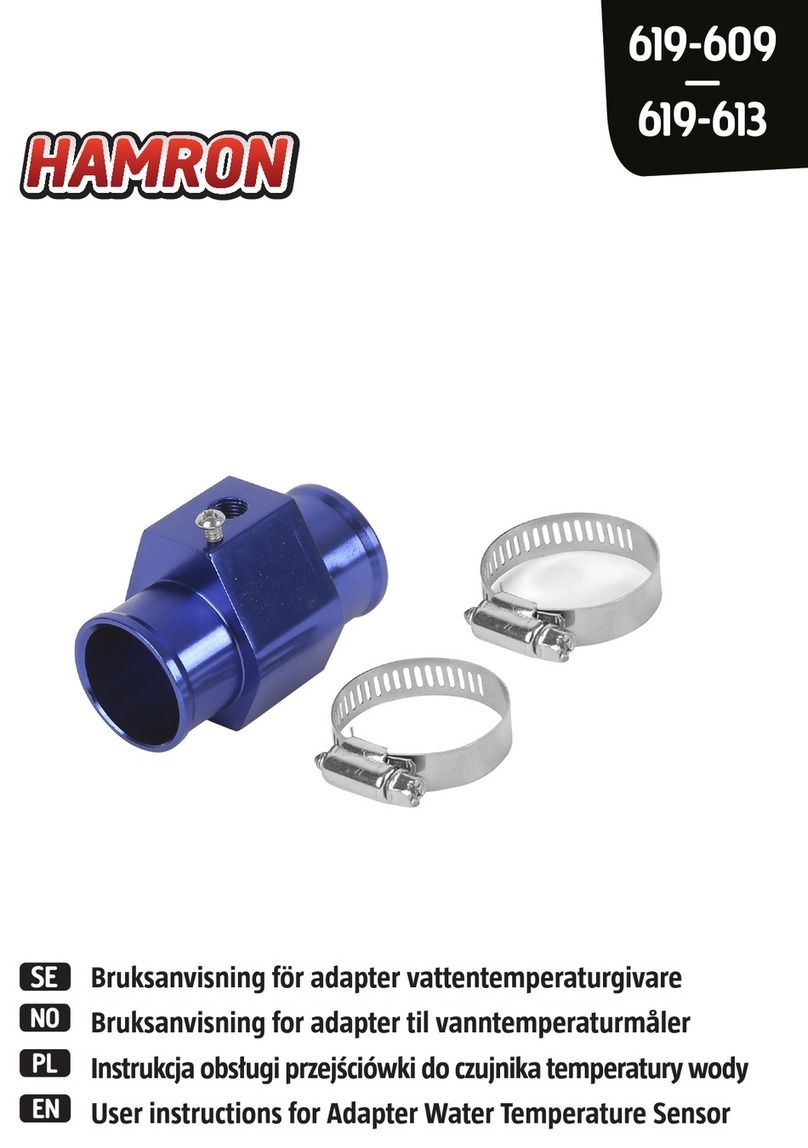 Hamron 619-609 User instructions