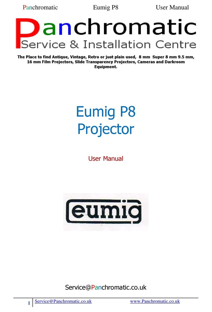 Eumig Automatic P8 user manual