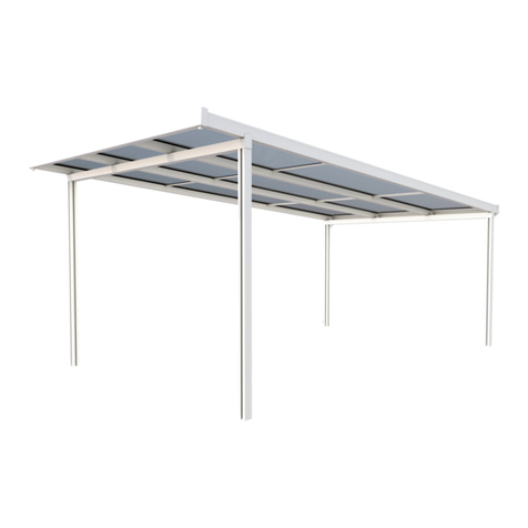 Gutta Premium Carport 4296203 User manual