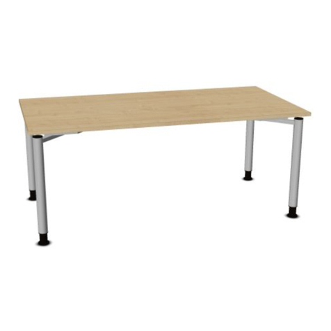 Oka DL1 Q50 Desk Assembly instructions Oka DL1 Q50 Desk Assembly instructions