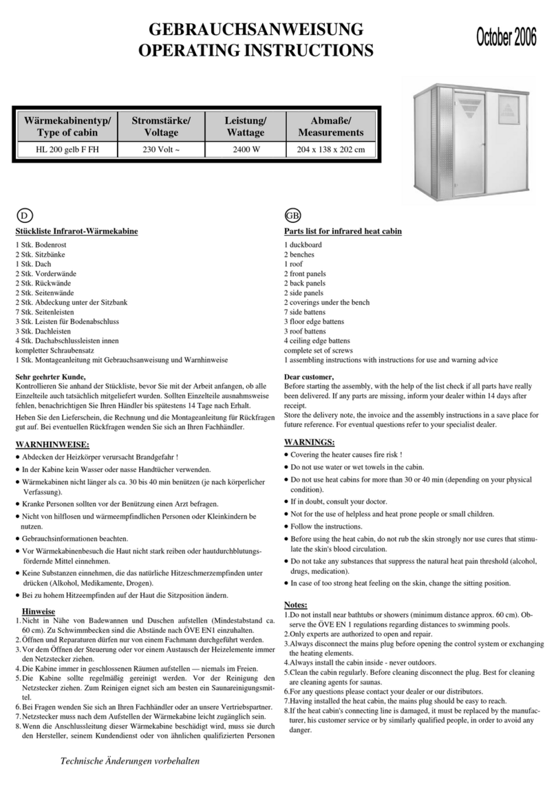Wellness HL 200 gelb F FH User manual