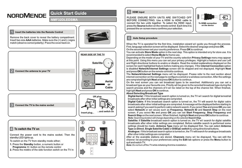 Nordmende NMF32DLEDSMA quick start guide