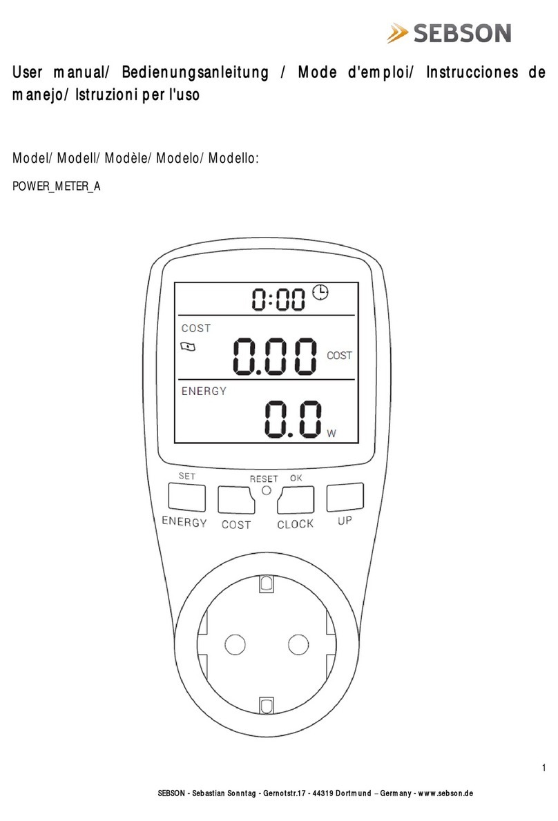 SEBSON POWER METER A user manual