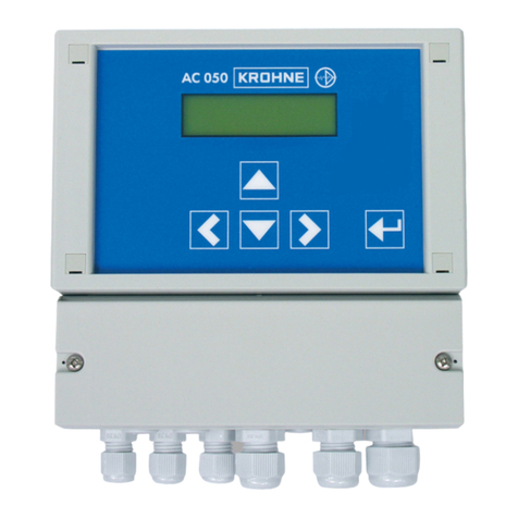 KROHNE OPTISENS AAC 050 Series Installation and operating instructions