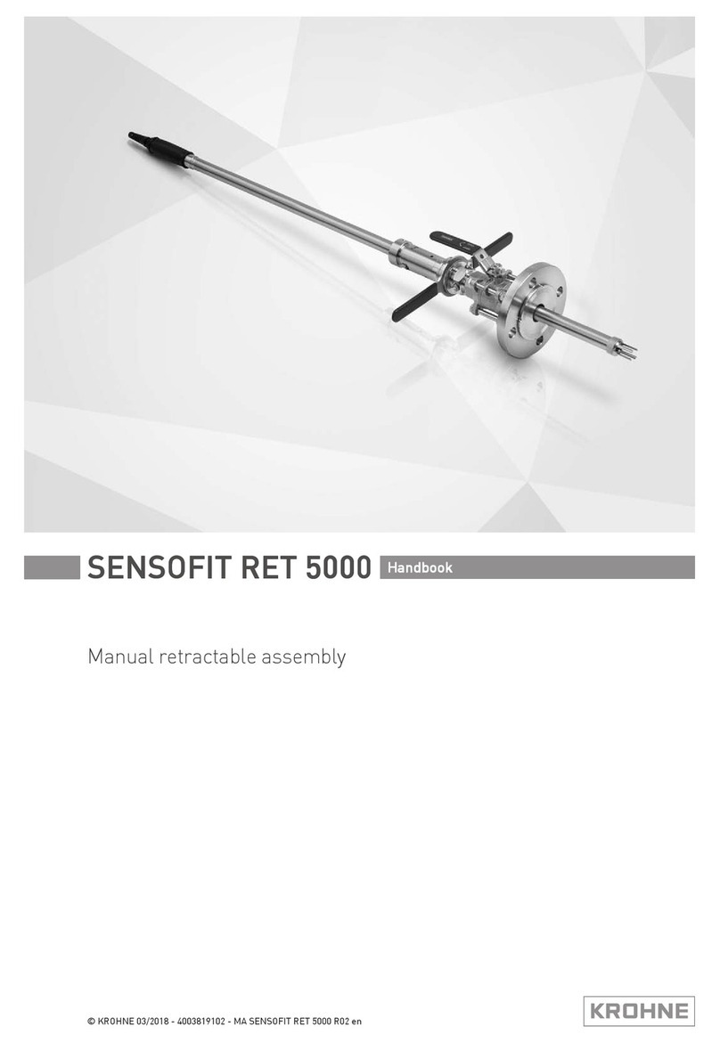 KROHNE SENSOFIT RET 5000 Handbook