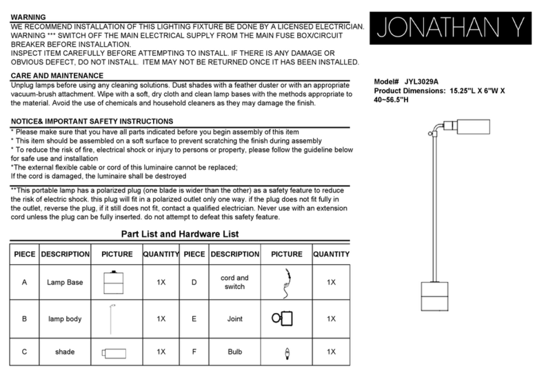 JONATHAN Y Transitional JYL3029A User manual