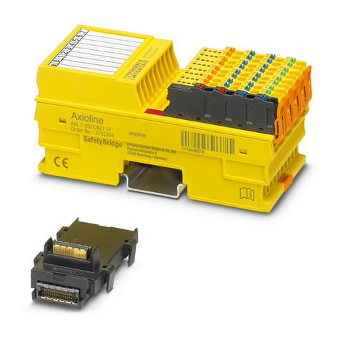 Phoenix Contact Axioline F User manual Phoenix Contact Axioline F User manual