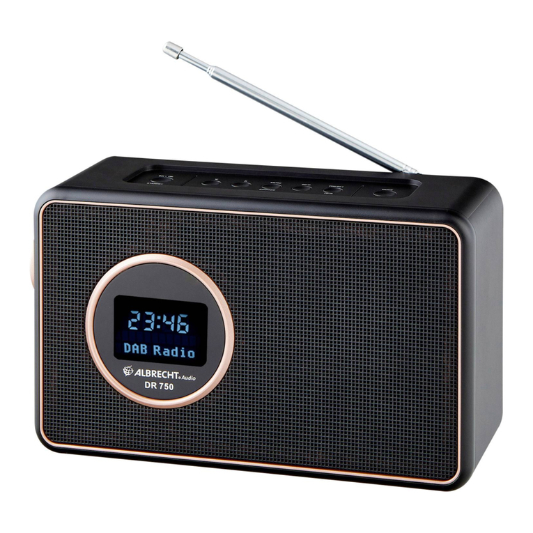 Albrecht Audio DR 750 manual