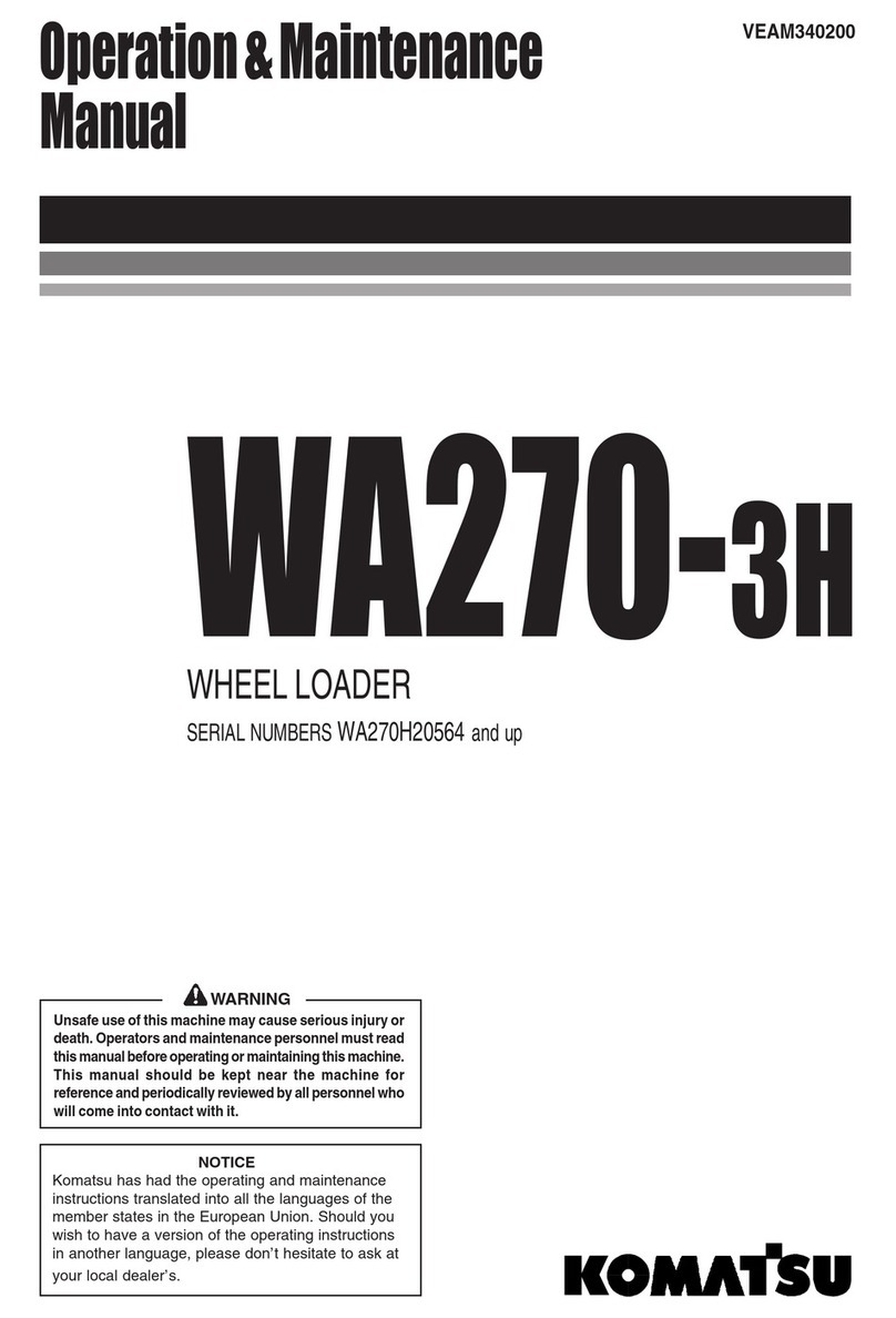 Komatsu WA270-3H Manual