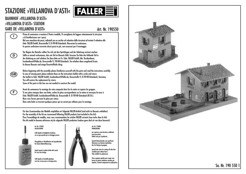 Faller 190550 User manual