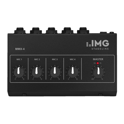 Monacor IMG STAGELINE MMX-4 instructions