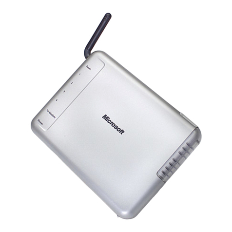 Microsoft MN700 - Wireless 802.11g Base Station Router manual