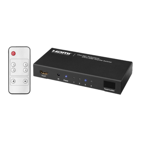 Monacor HDMI-4012 operating instructions