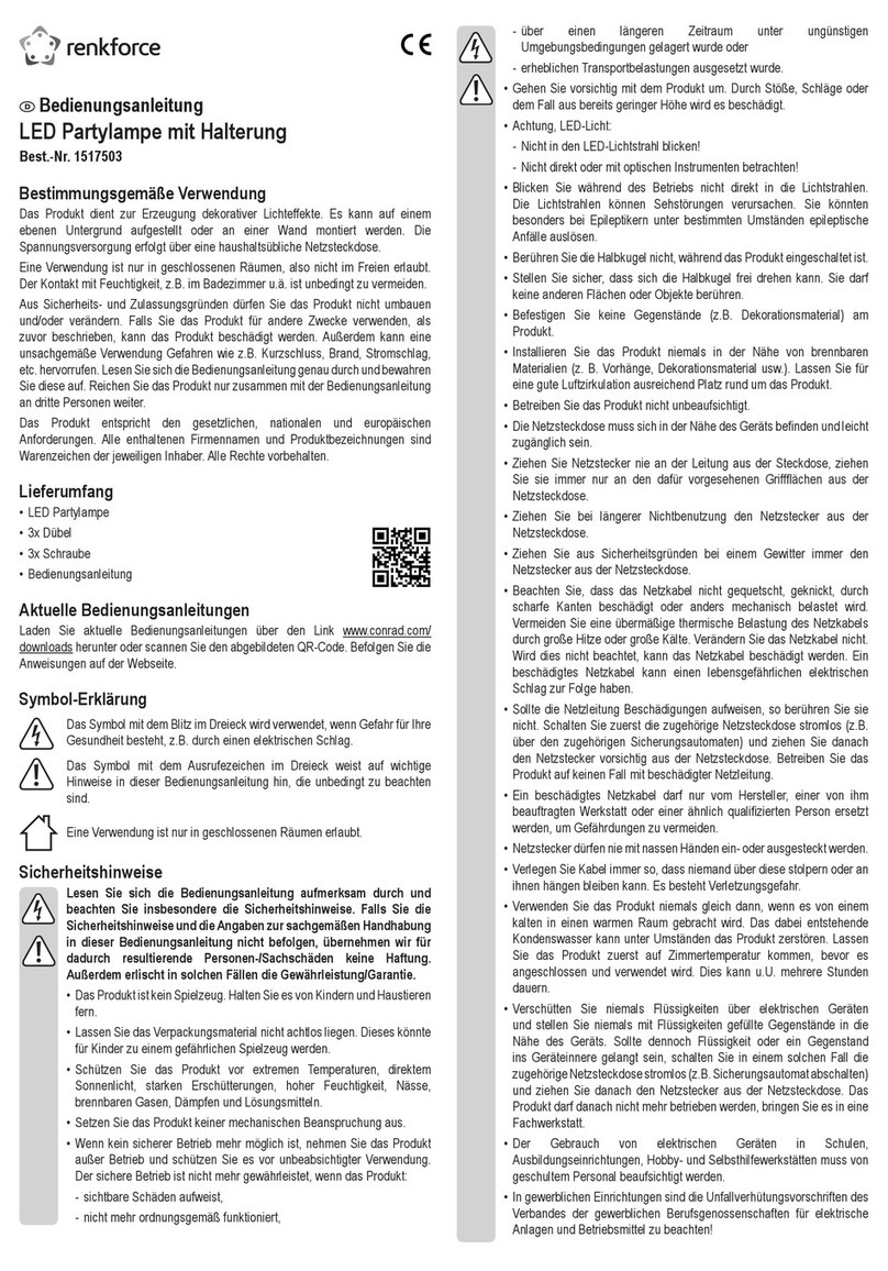 Renkforce 1517503 operating instructions