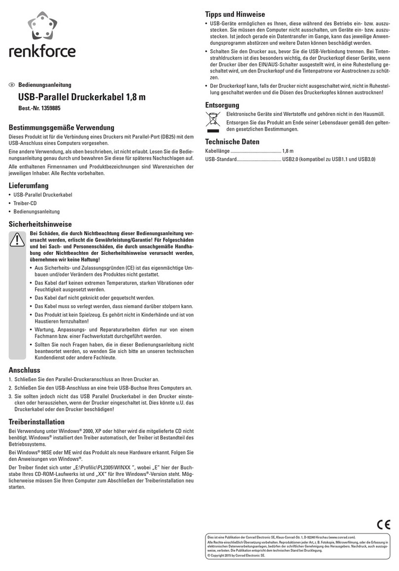 Renkforce RF-4079655 User manual
