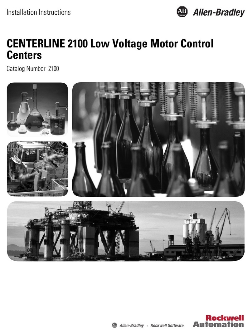 Rockwell Automation Allen-Bradley CENTERLINE 2100 User manual