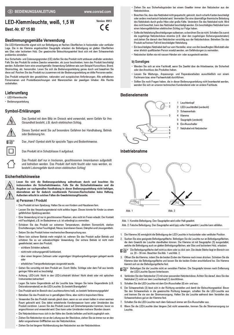 Conrad NOMWH-01 operating instructions