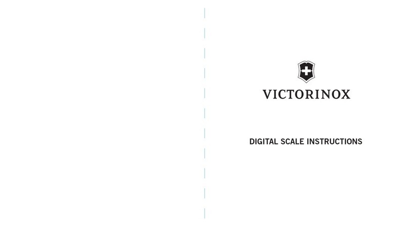 Victorinox Digital Scale instructions