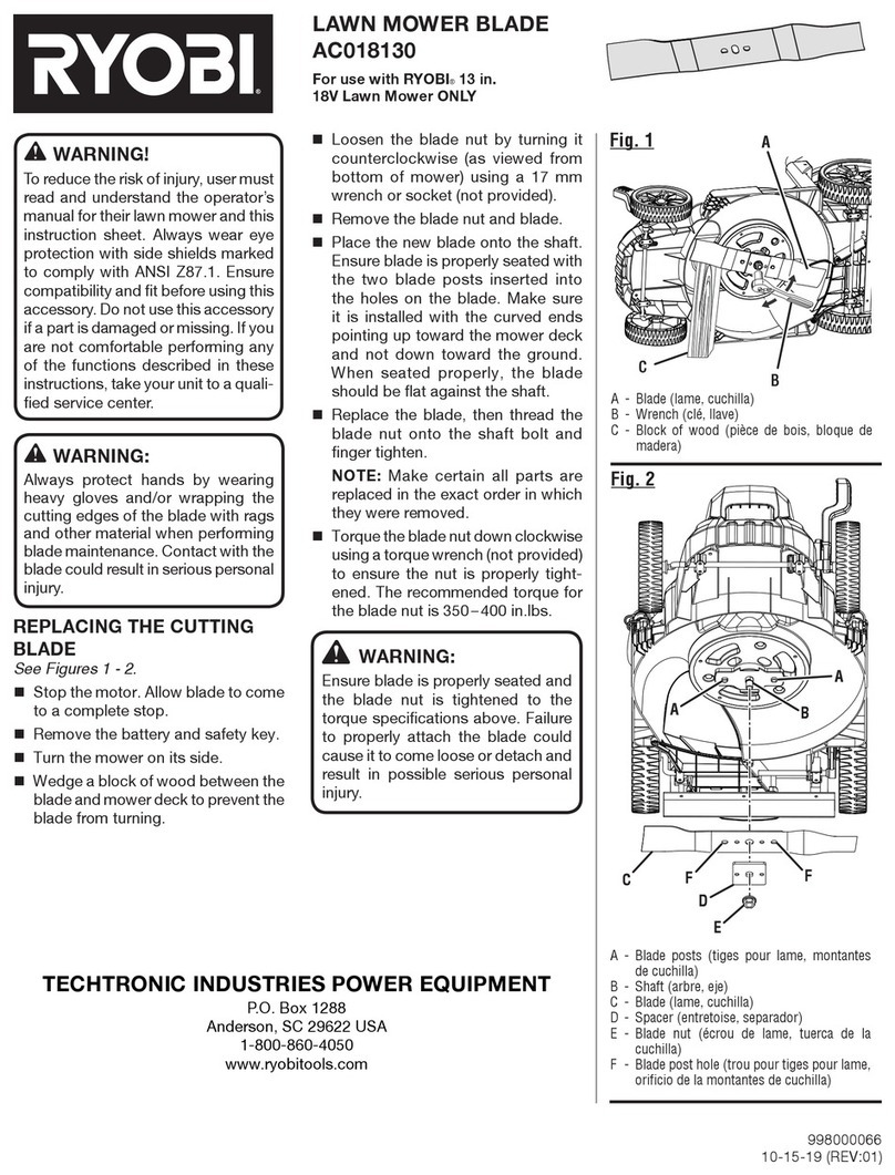 Ryobi AC018130 User manual