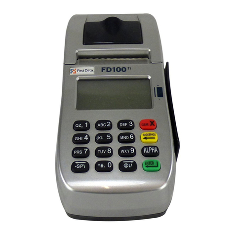 First Data FD100 User manual