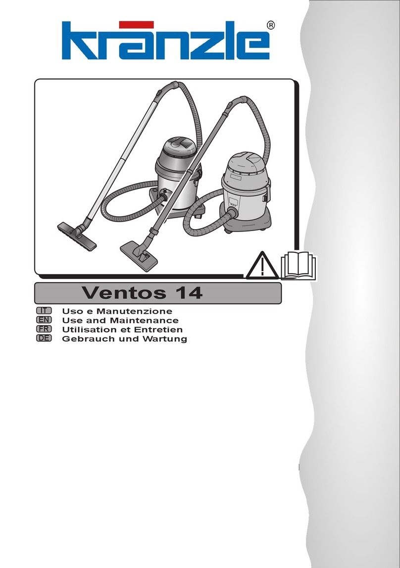 Kränzle Ventos 14 Use and maintenance