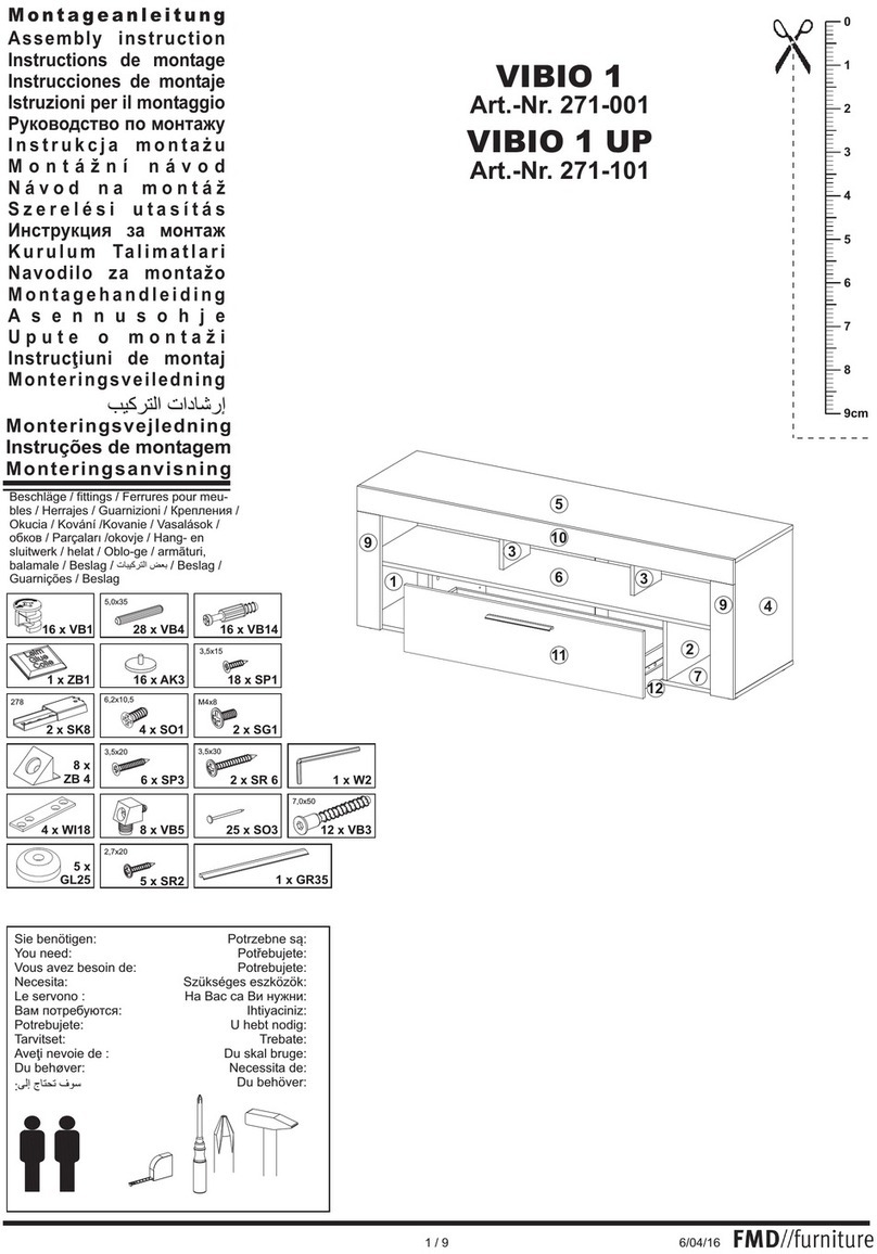 FMD Furniture VIBIO 1 271-001 Assembly instruction FMD Furniture VIBIO 1 271-001 Assembly instruction