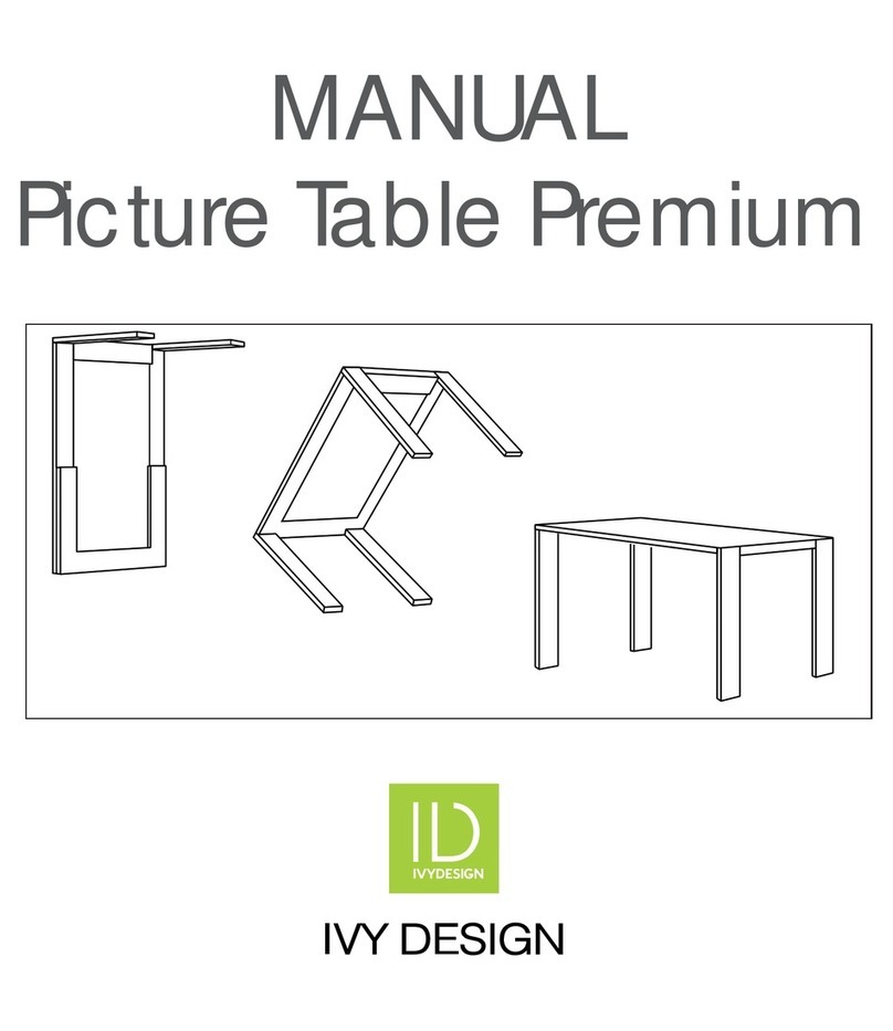 IVY DESIGN Picture Table Premium User manual